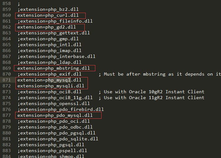php配置